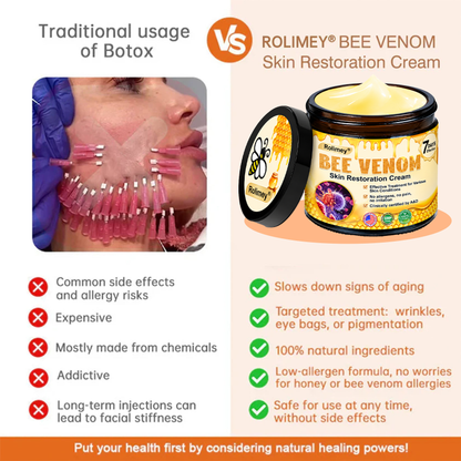 🐝Official Brand Shop丨Rolimey® 🐝Bee venom Pro Comprehensive Cream—Tightening for Skin Types