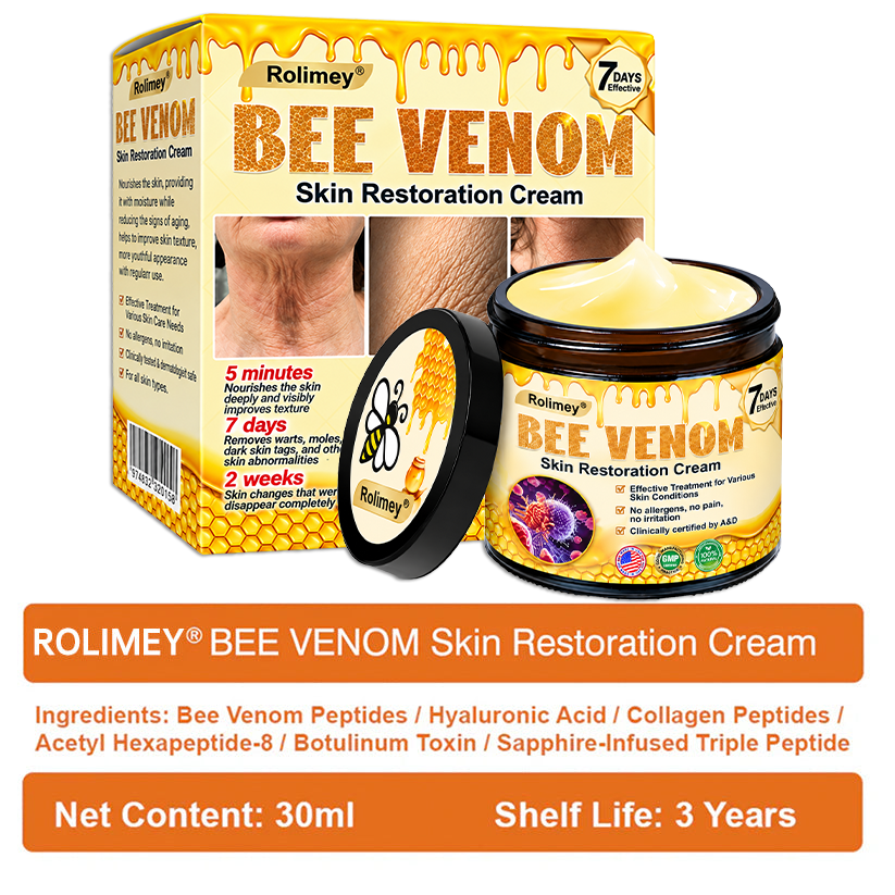 🐝Official Brand Shop丨Rolimey® 🐝Bee venom Pro Comprehensive Cream—Tightening for Skin Types