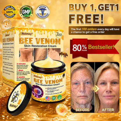 🐝Official Brand Shop丨Rolimey® 🐝Bee venom Pro Comprehensive Cream—Tightening for Skin Types
