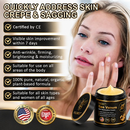 🧩Rolimey® Bee venom Pro Comprehensive Cream —Tightening for Skin Types 🔥