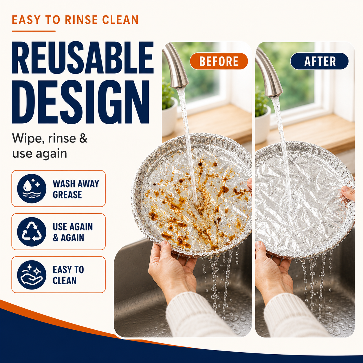 🔥Last Day 50% OFF🔥-- Reusable Heat-Locking Aluminum Foil Food Cover