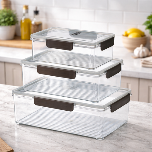 Julentia® Fridge Storage Container – Keep Fresh, Stay Organized