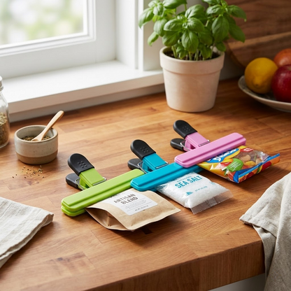 Julentia® Bag Clip – Multi-Purpose Food Bag Sealing Clips