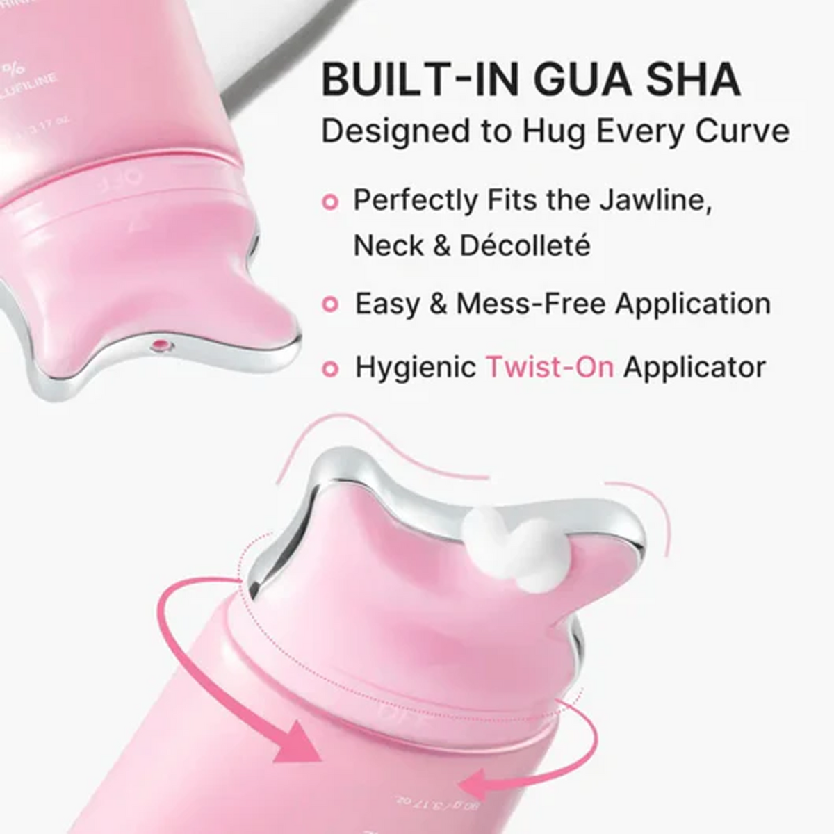✨ 5-Min Neck Lift Cream – PDRN Collagen Gua Sha, Firms Turkey Neck & Jawline