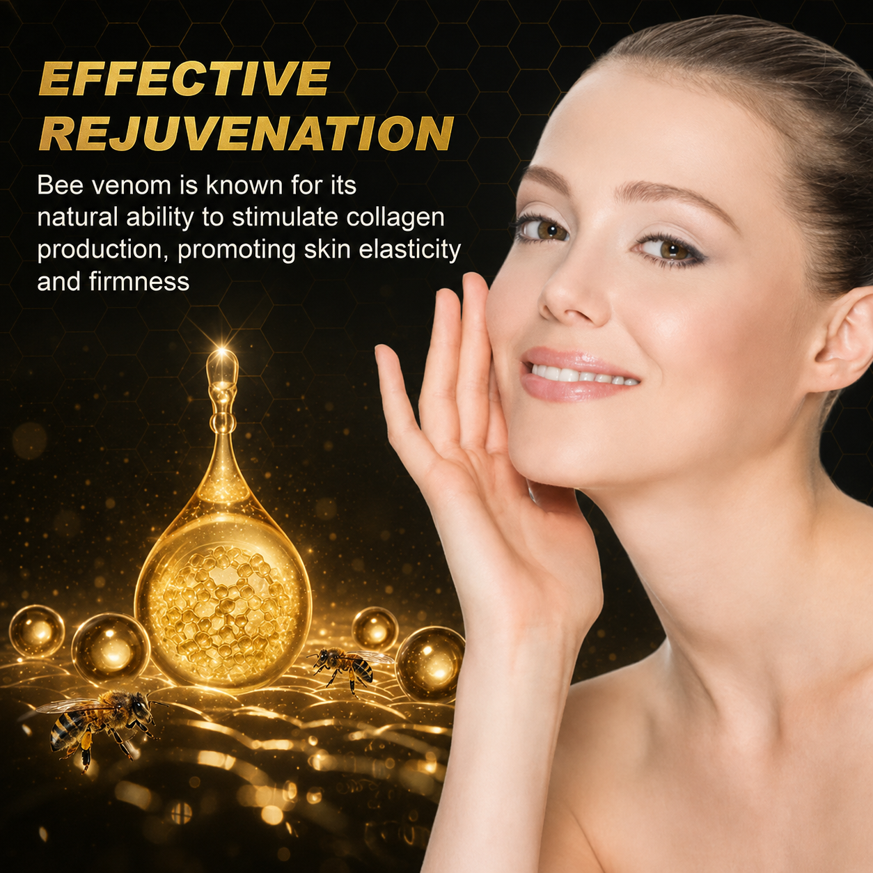🧩Rolimey® Bee venom Pro Comprehensive Cream —Tightening for Skin Types 🔥