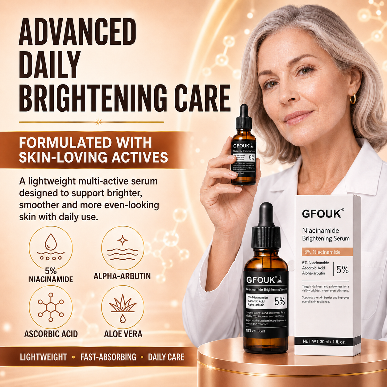🔥 Over 100,000 units sold ❤️– GFOUK® Niacinamide Brightening Serum