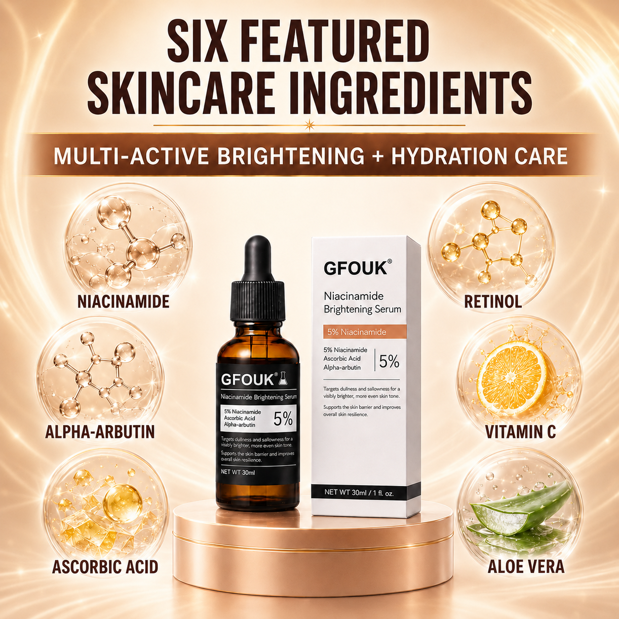 🔥 Over 100,000 units sold ❤️– GFOUK® Niacinamide Brightening Serum